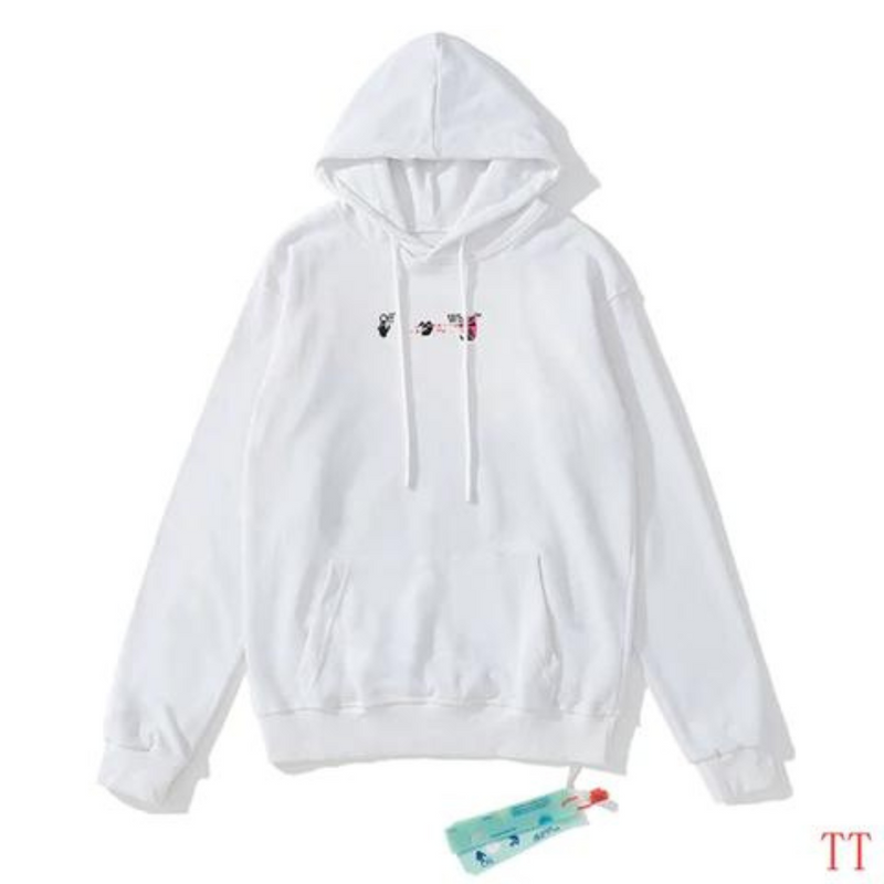 OFF-WHITE Acrylic Arrow Logo Print Hooded