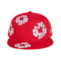 DENIM TEARS New Era Cotton Wreath 59/50 Red