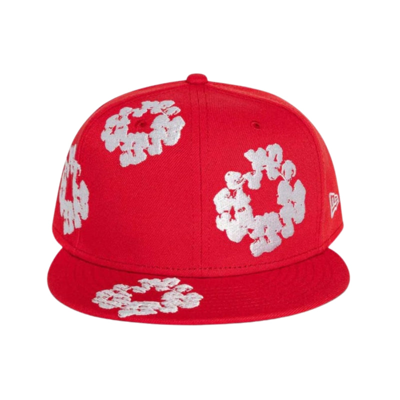 DENIM TEARS New Era Cotton Wreath 59/50 Red