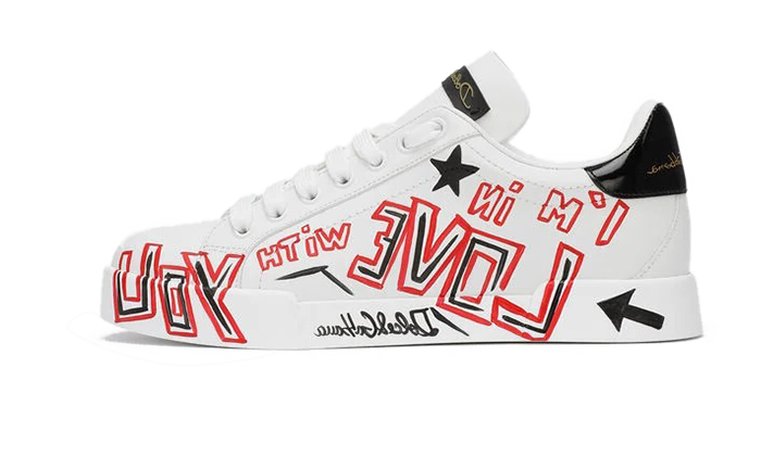 Dolce & Gabbana Portofino Cuore sneakers White