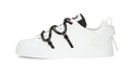 Dolce & Gabbana Portofino sneakers in calfskin and patent leather White