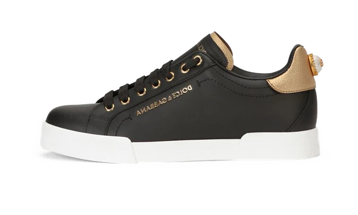 Dolce & Gabbana Portofino sneakers Gold Black