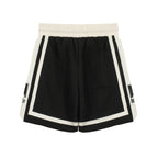 Rhude Sunset Snow Mountain Logo Print Shorts