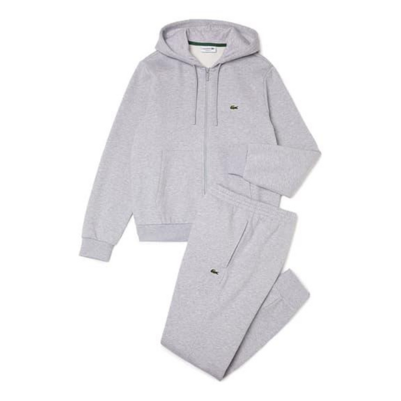LACOSTE Hooded Gray Tracksuit