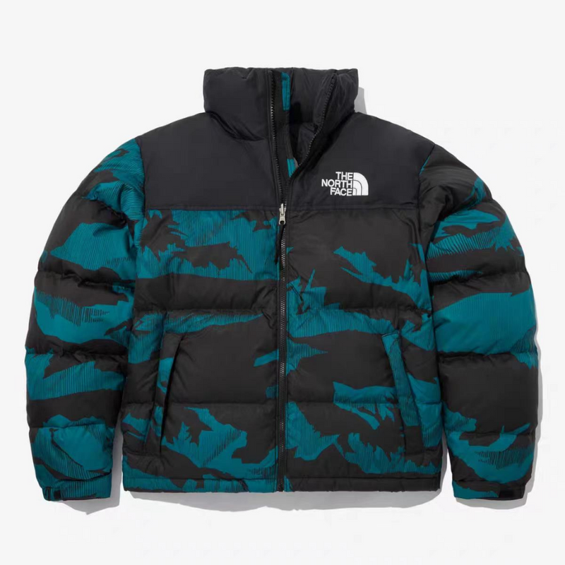 THE NORTH FACE Blue Nuptse Puffer Jacket