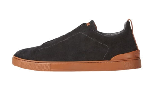 Zegna ZEGNA Low Top Sneaker Camoscio Nero