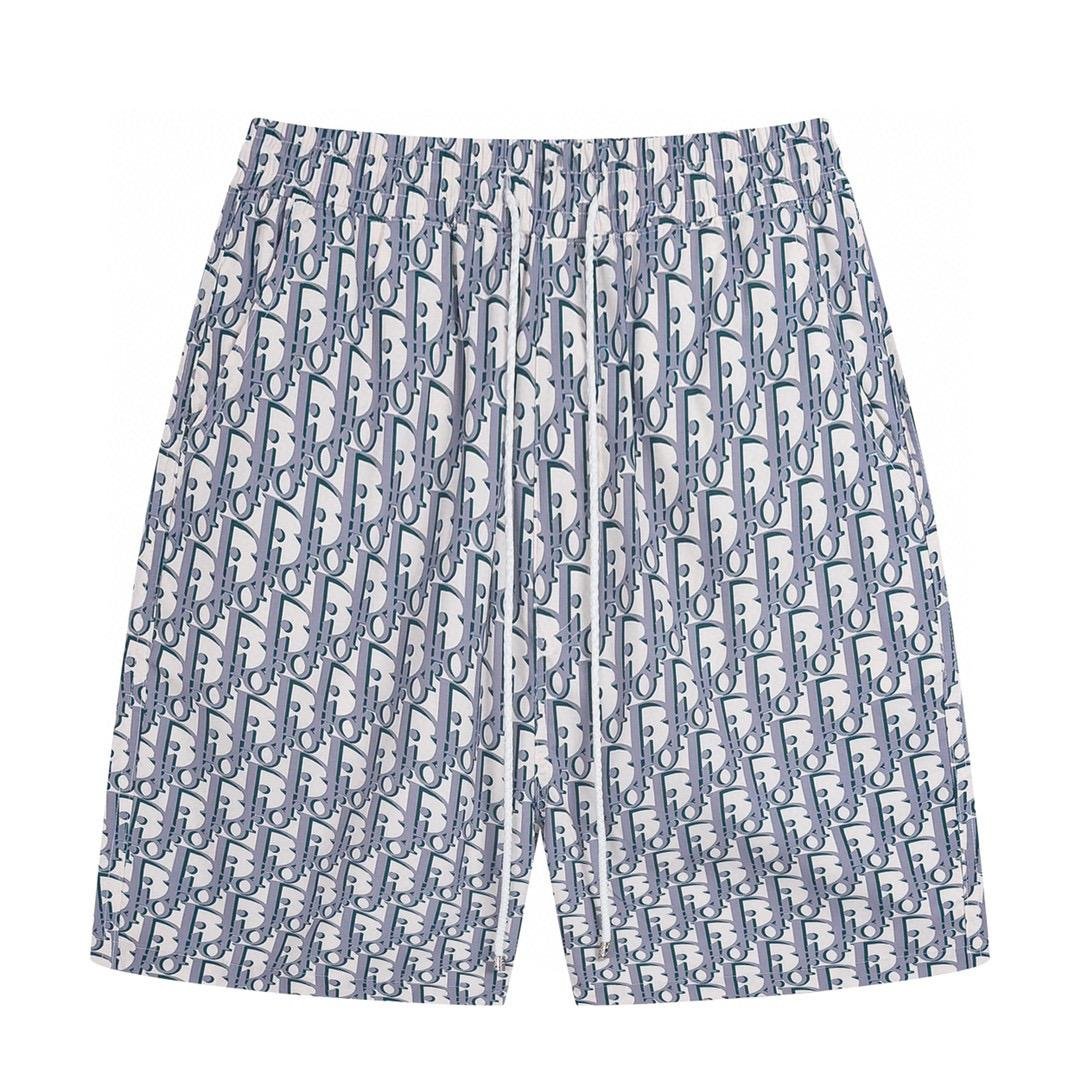 Dior Silk Gray Shorts