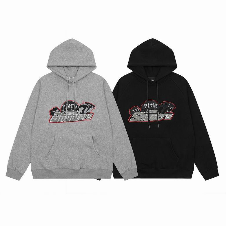 TRAPSTAR Hooded Black and Gray