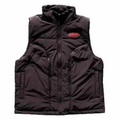 TRAPSTAR Sleeveless Puffer Jacket – Black/Red