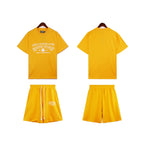 Denim Tears Loose Short-Sleeved T-Shirt Casual Shorts