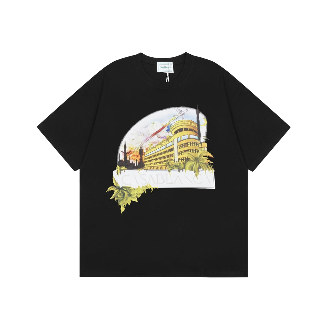 Casablanca Sleeve Crew Neck T-Shirt
