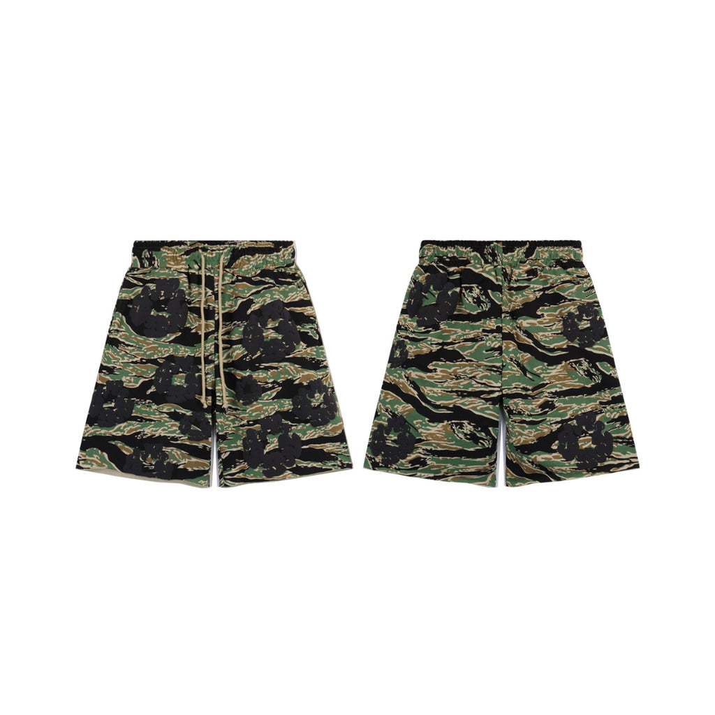 Denim Tears Kapok Guard Camouflage Cotton Ring Shorts