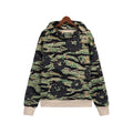 DENIM TEARS Kapok Cotton Ring Hoodie Green Camouflage