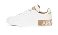 Dolce & Gabbana Calfskin Portofino sneakers White Gold