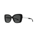 CHANEL Occhiali Da Sole Quadrati Con Strass Bianchi