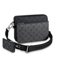 LOUIS VUITTON Monogram Eclipse Trio Messenger Crossbody Bag