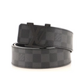 LOUIS VUITTON Damier Graphite Initiales Belt