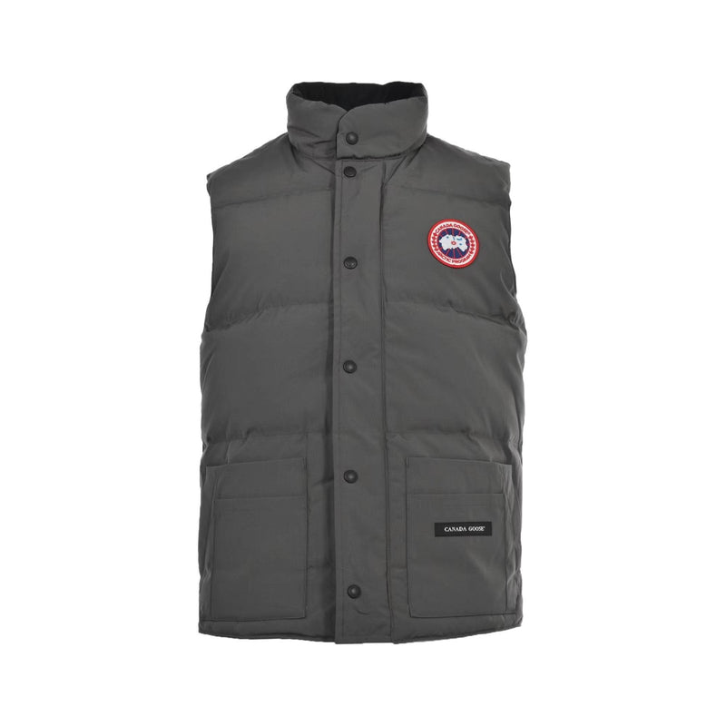 CANADA GOOSE Dark Grey Freestyle Quilted Artic-Tech Gilet