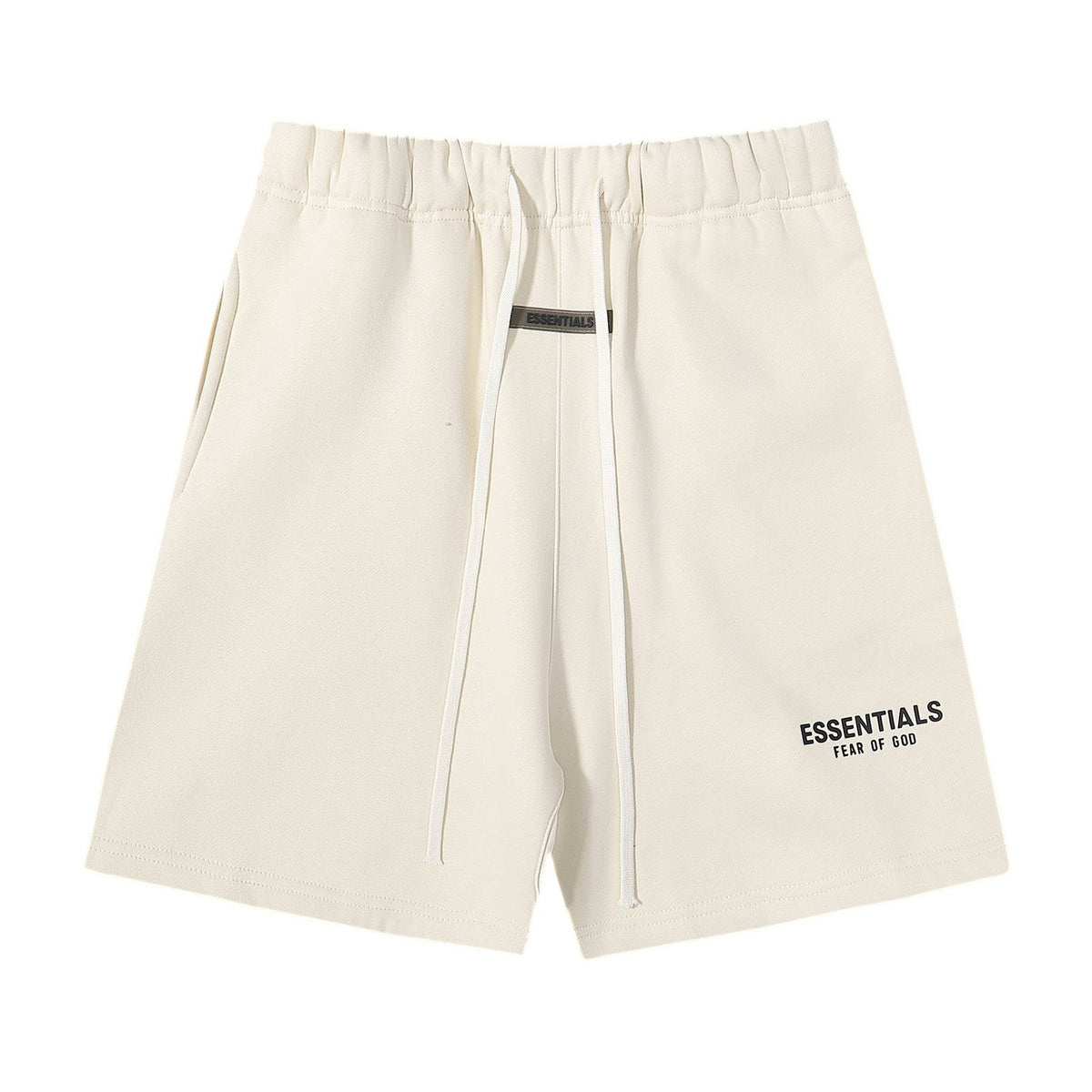 Essentials TEXT CREAM SHORT