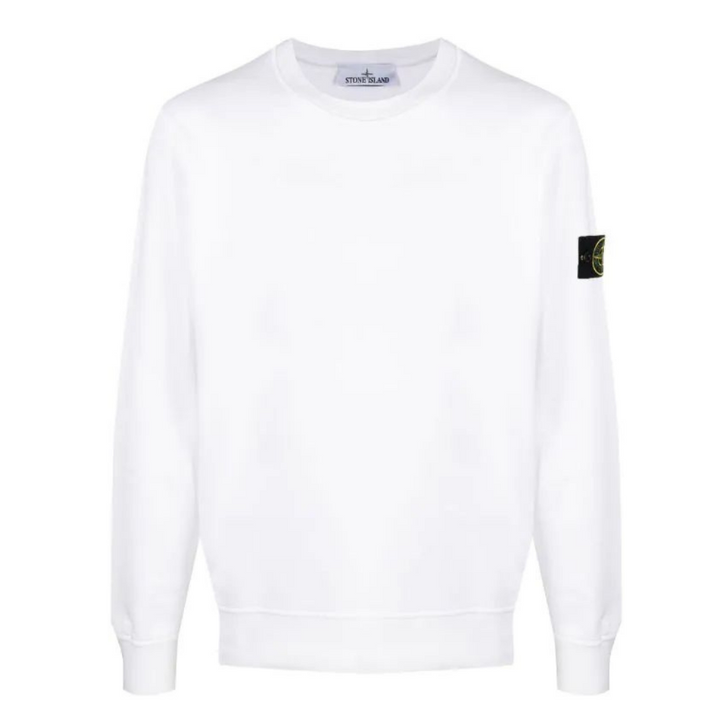 STONE ISLAND Jumper White Sweatshirt