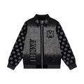 Embroidered Leather College