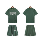 Denim Tears Loose Short-Sleeved T-Shirt Casual Shorts