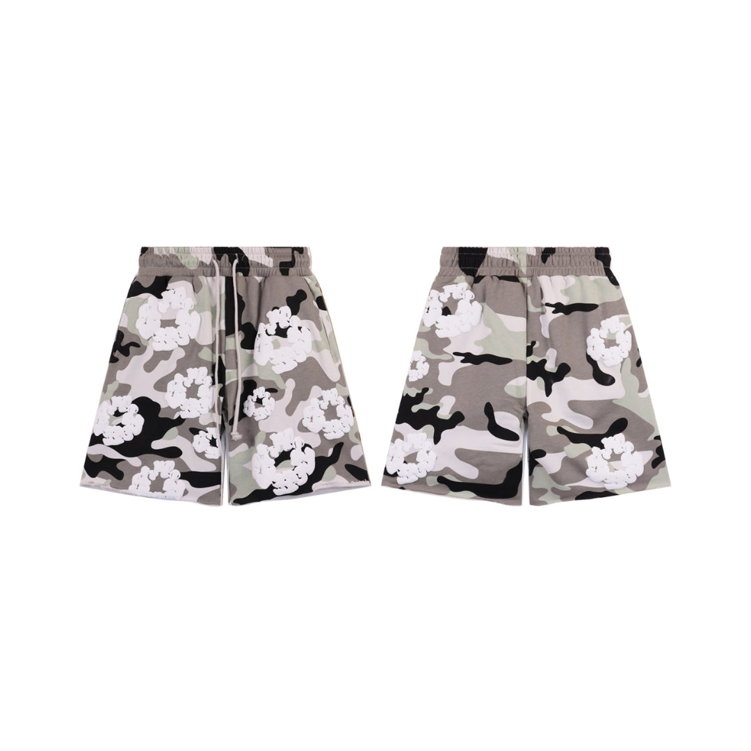 Denim Tears Kapok Guard Camouflage Cotton Ring Shorts
