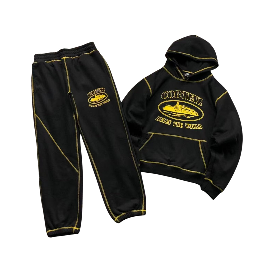 CORTEIZ Vintage Emblem Oversized Set Nero