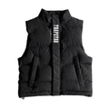 TRAPSTAR Decoded Gilet Vest, Color Black With White Logo