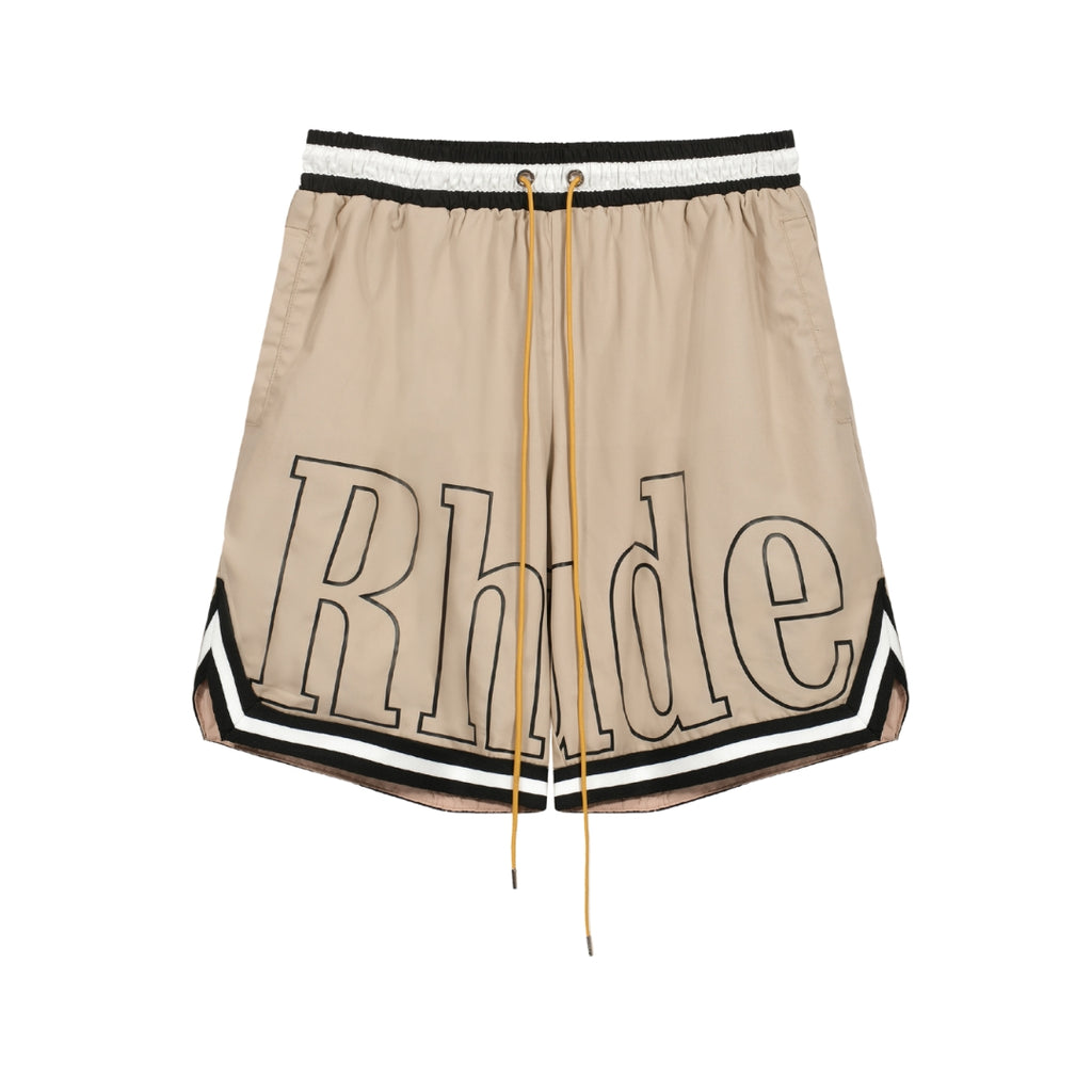 Rhude Stitching Webbing Drawstring Shorts