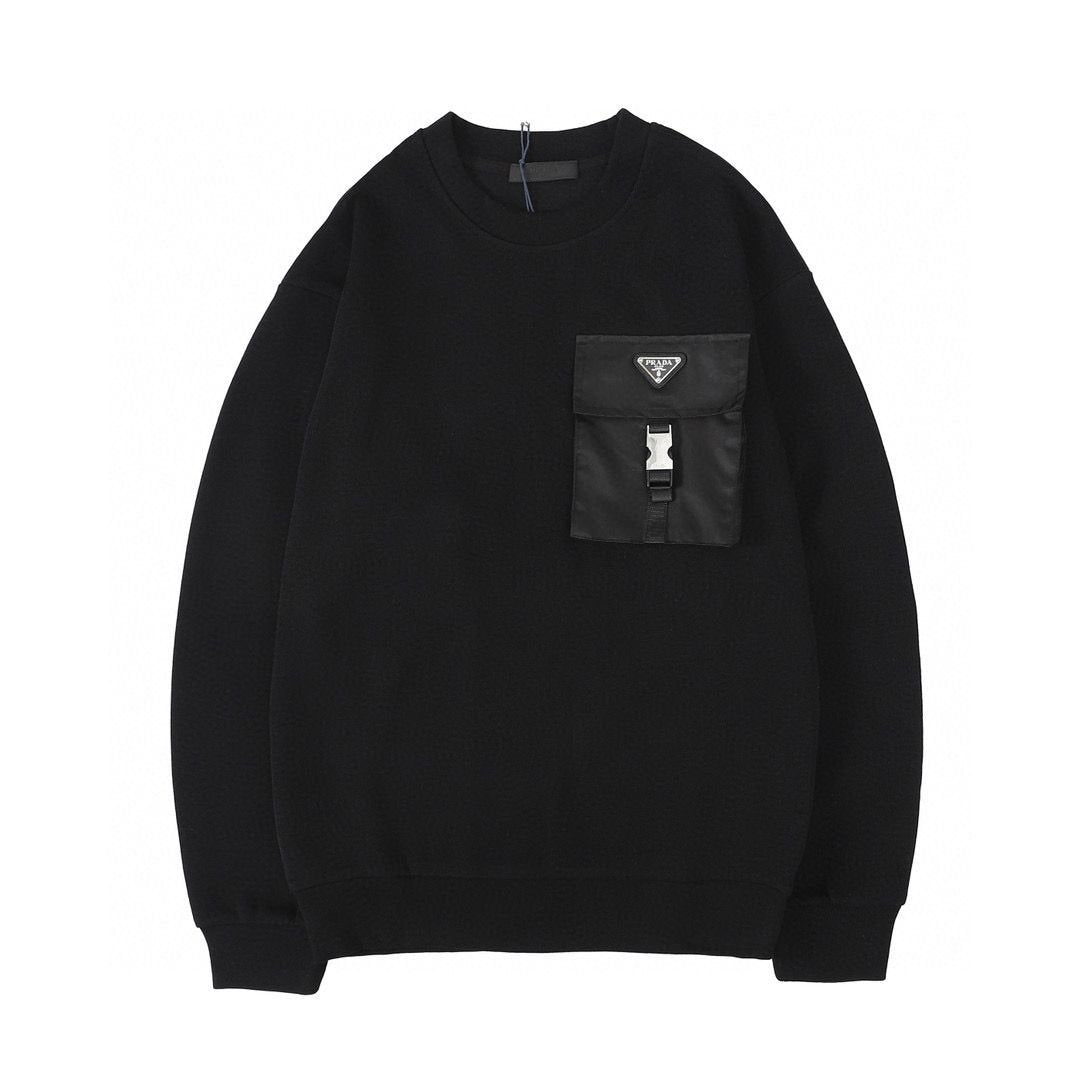 PRADA Stylish Triangle Chest Letter