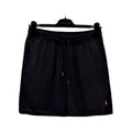Ralph Lauren Shorts Con Logo Ricamato Nero