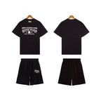 Denim Tears Loose Short-Sleeved T-Shirt Casual Shorts