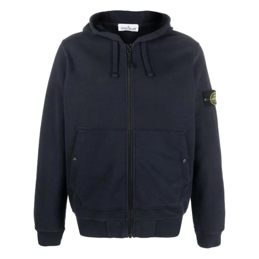 STONE ISLAND Garment Dyed Zip Through