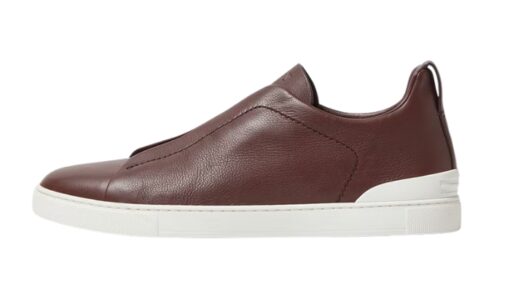Zegna ZEGNA Secondskin Sneaker Marrone Rossastro