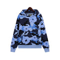 DENIM TEARS Kapok Cotton Ring Hoodie Blue Camouflage