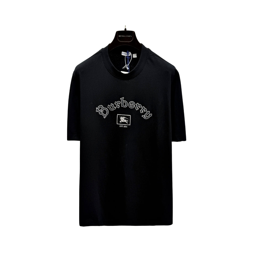 Burberry Cotone Con Logo Gotico Nero