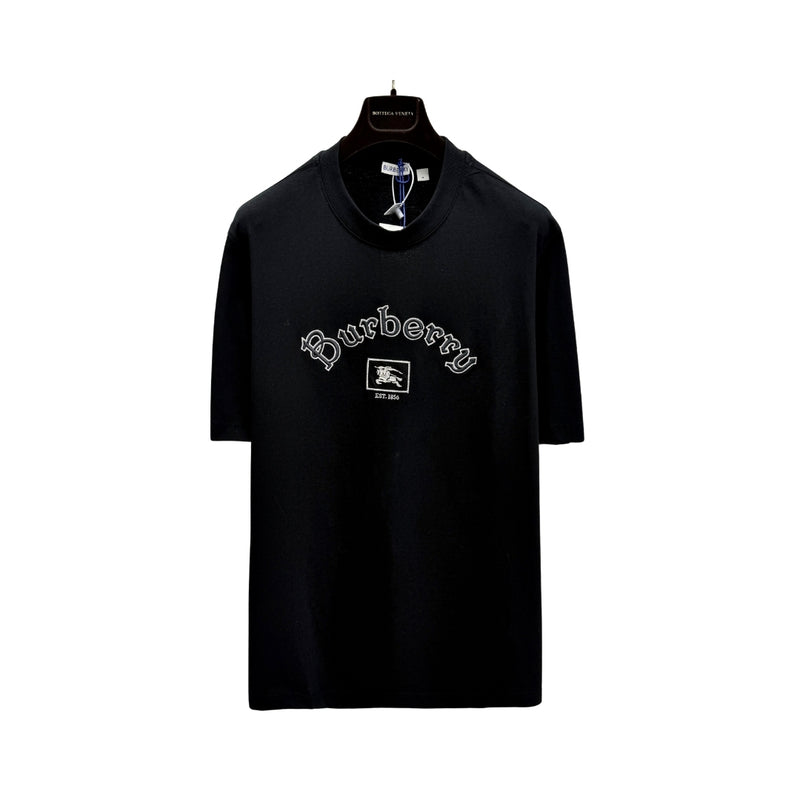 Burberry Cotone Con Logo Gotico Nero