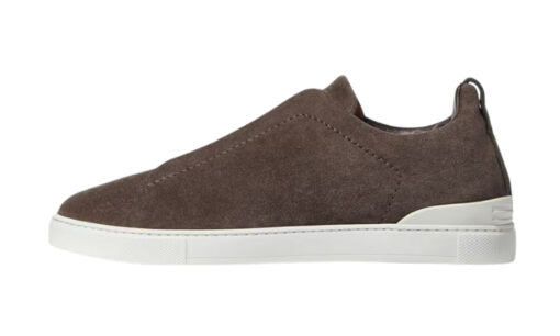 Zegna ZEGNA Low Top Sneaker Camoscio Marrone