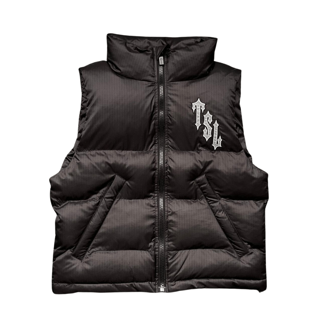 TRAPSTAR Shooters Vest Jacket Black