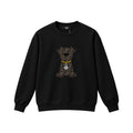 FENDI Lana con Motivo Cane in Nero