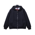GUCCI Felpa Nera con Zip e Ricamo