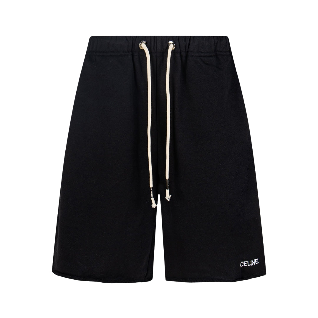 Celine Shorts con coulisse di chiusura neri