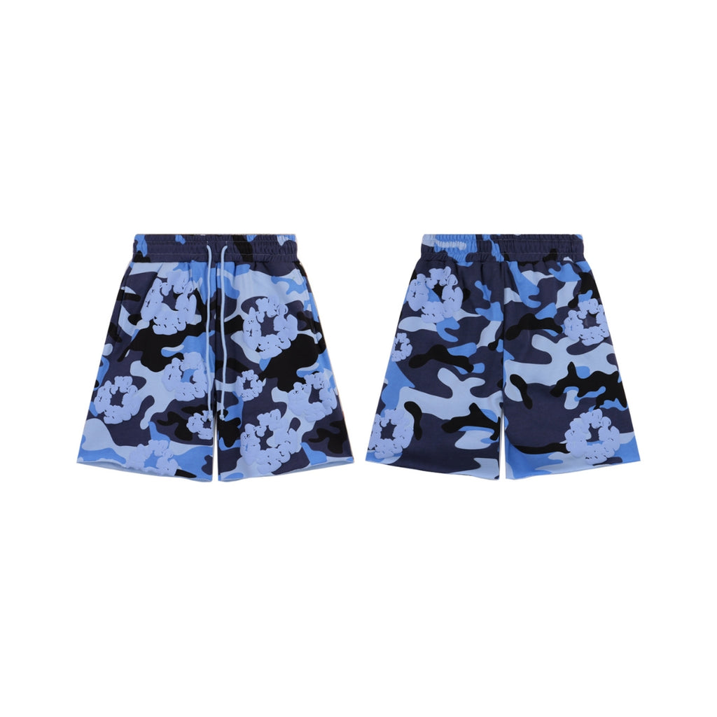 Denim Tears Kapok Guard Camouflage Cotton Ring Shorts