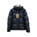 BURBERRY Serittes Giacca Corta In Piuma Con Cappuccio Nera