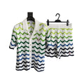 Casablanca Set Maglia Onde Sfumate