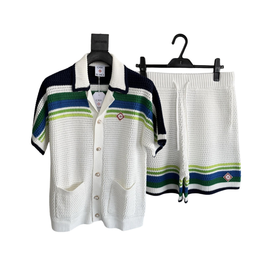Casablanca Set Tennis Crochet Con Pantaloncini