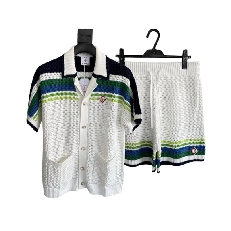 Casablanca Set Tennis Crochet Con Pantaloncini