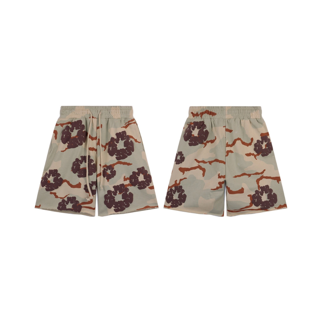 Denim Tears Kapok Guard Camouflage Cotton Ring Shorts