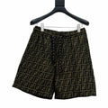 Fendi Shorts Fabric Brown